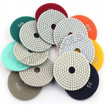  Diamond Wet Polishing Pads	