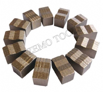 M Shape diamond segment for granite sandstone volcanic