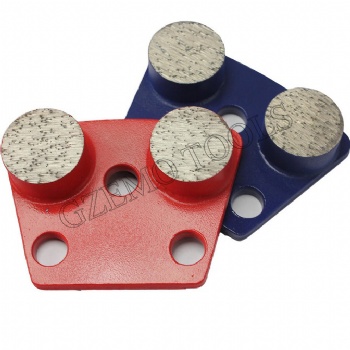  Trapezoid Metal Bonded Grinding Plate for concrete stone	